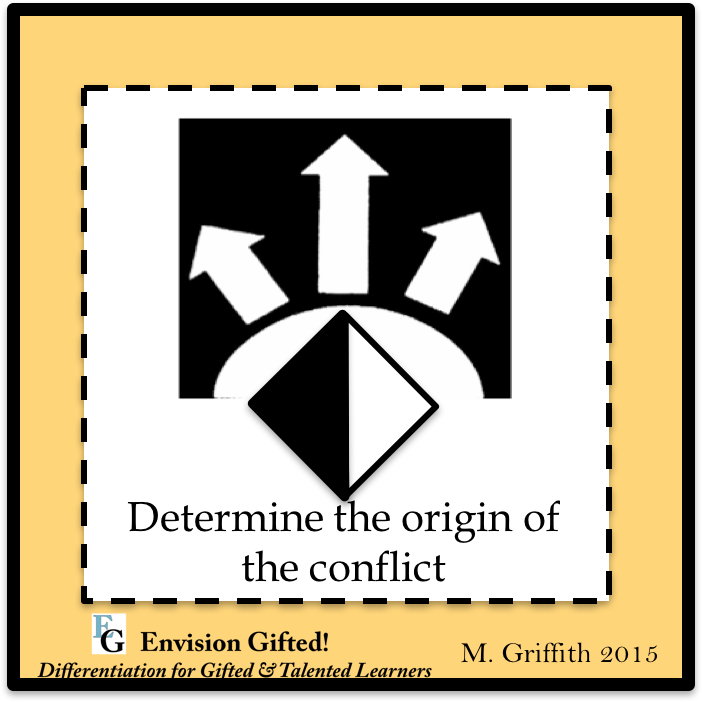 Envision Gifted. Origin of Conflict