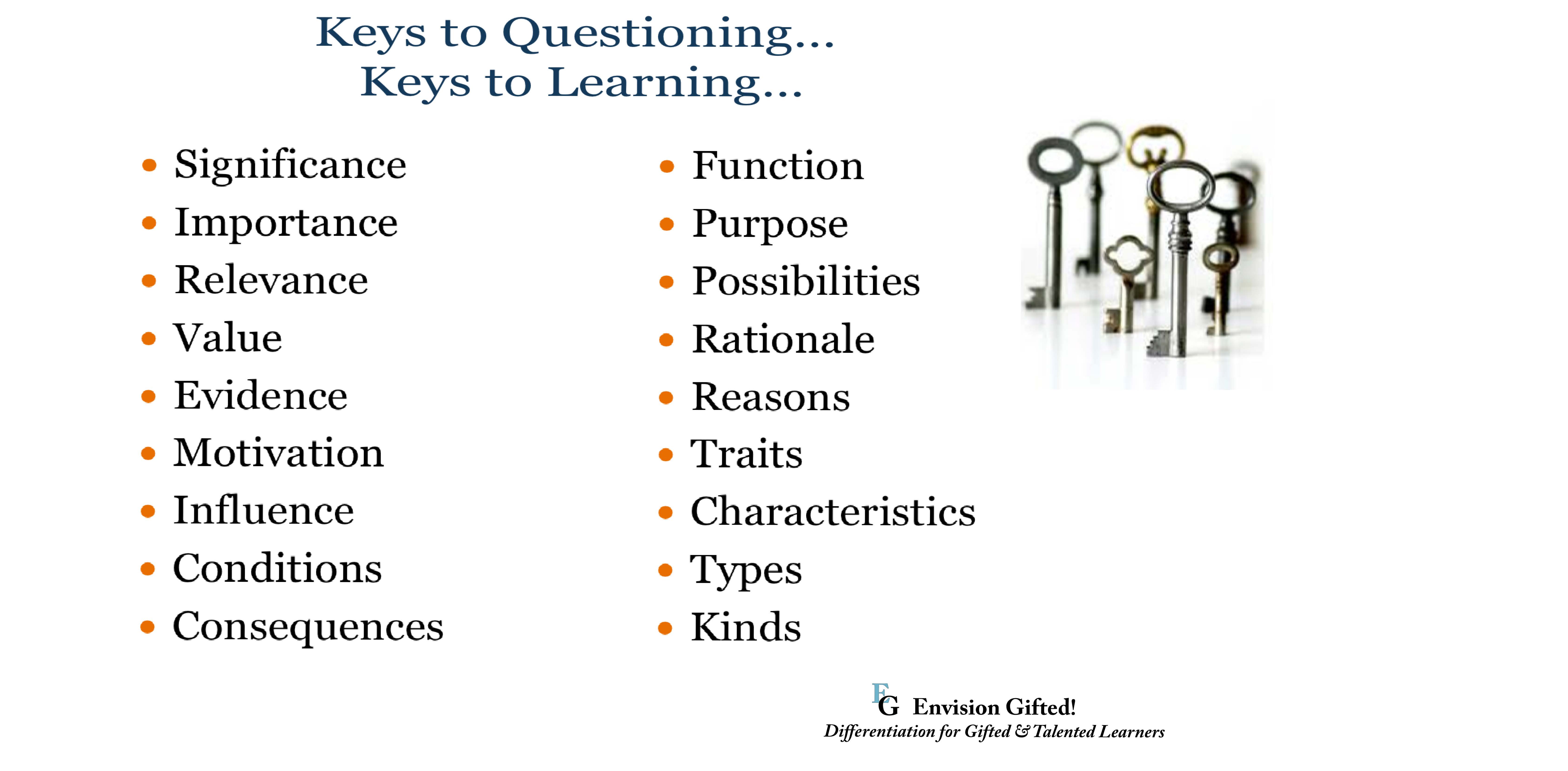 Keys to Learning Language Arts. Envision Gifted
